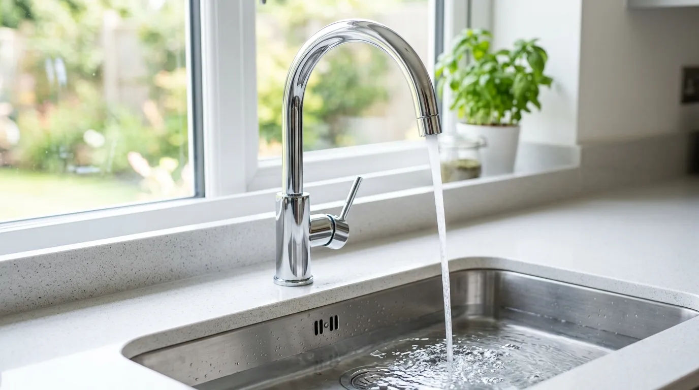 Local Plumbing Master Pros same day plumber fixing a faucet in Aurora, MN